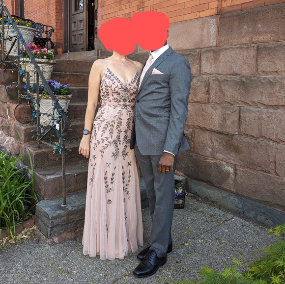 Formal beaded floor length dress - Picture 1 of 4